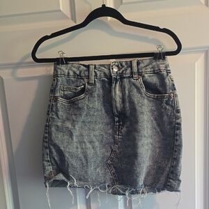 Wild Fable Distressed Denim Mini Skirt